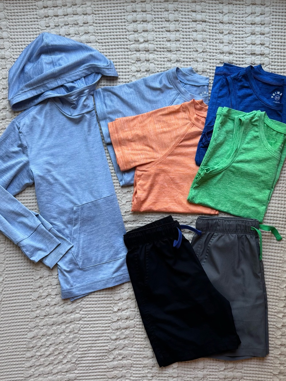 Primary 7 Piece Mix & Match Active Summer Bundle Size 8-9